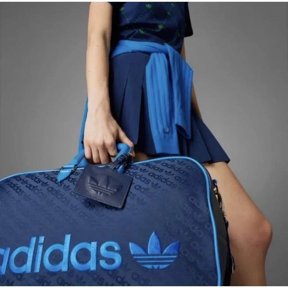 Adidas‎ Originals Holdall Golf Sport Boston Bag Indigo Blue Rare Jd6638